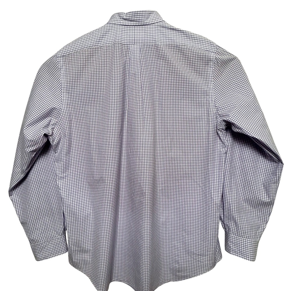 Ralph Lauren XL Men's Lavender Gingham Check Button Down Long Sleeve Shirt - Picture 2 of 9
